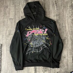 Black Sp5der P*nk Hoodie